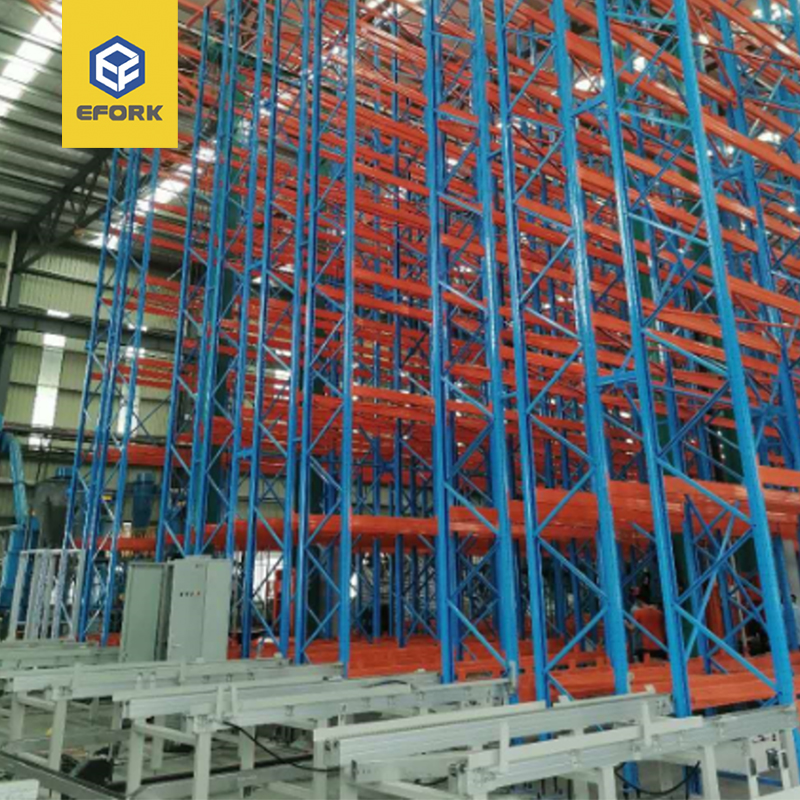 Case of Electromechanical double deep stereoscopic warehouse system of large industrial materials company
