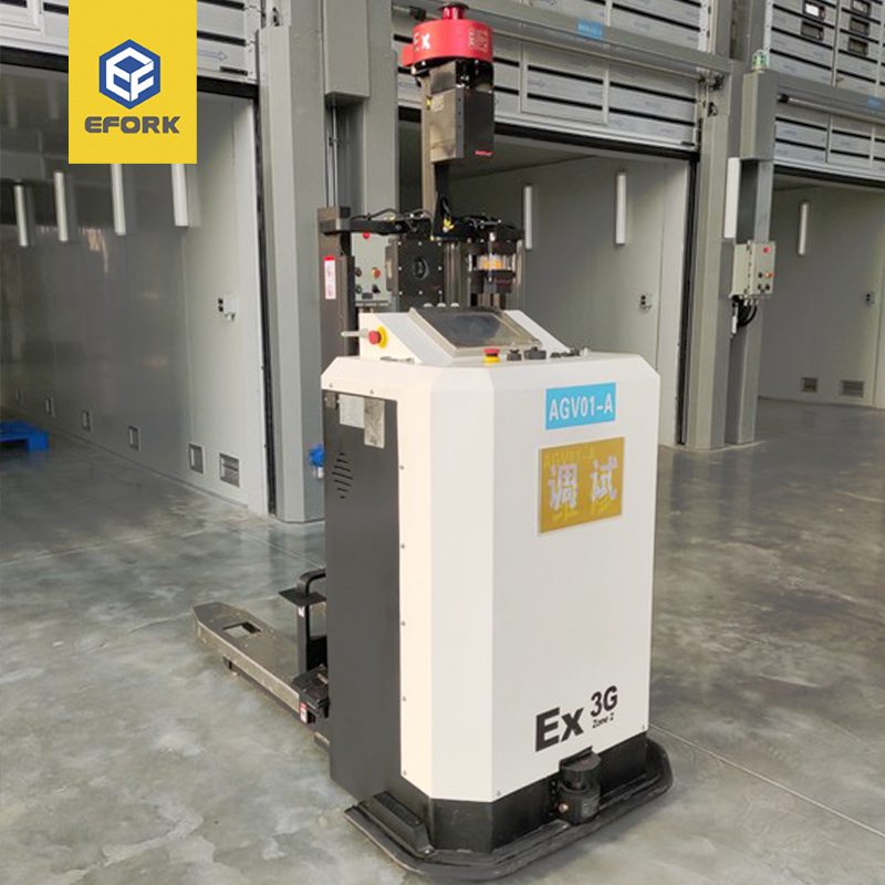 Chemical and pharmaceutical industry explosion-proof forklift AGV solution